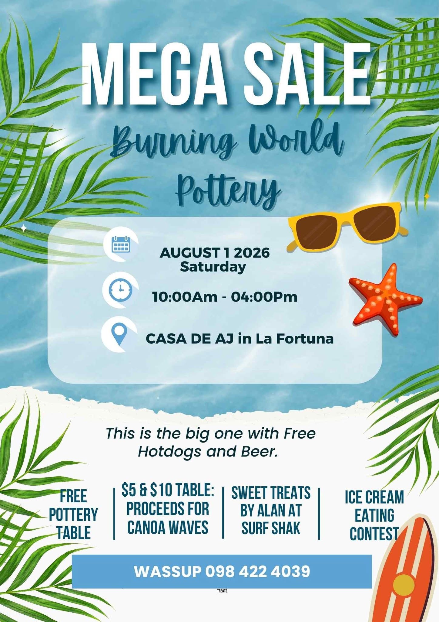 Mega Sale de Cerámica Burning World Pottery